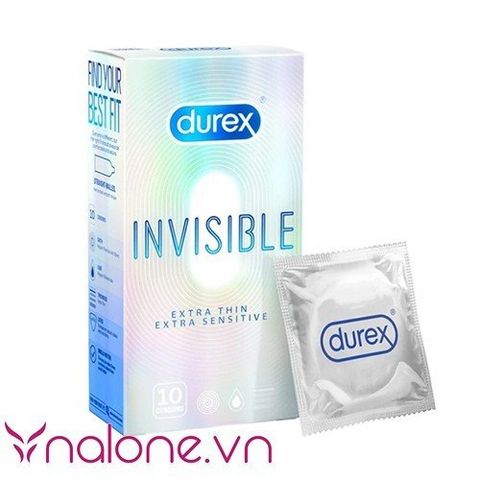 Bao cao su Durex Invisible Extra Thin Extra Sensitive chính hãng