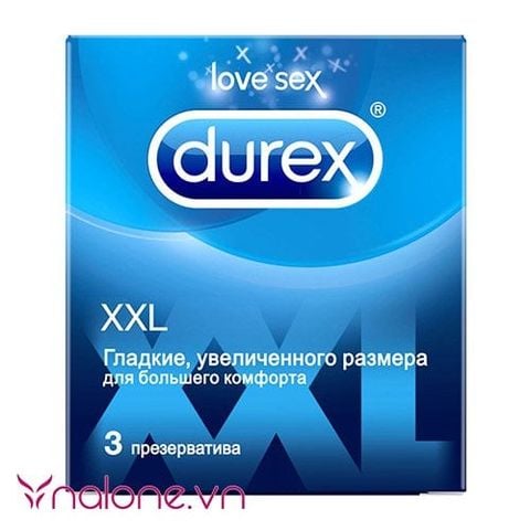 Bao cao su Durex XXL size lớn XXL3 chính hãng
