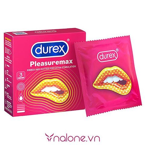 Bao cao su gân gai Durex Pleasuremax