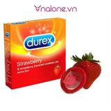  Bao cao su hương dâu Durex Strawberry (Hộp 3 cái) 