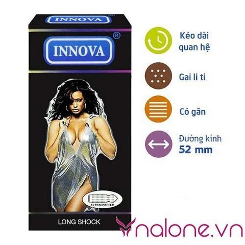 Bao cao su Innova gai mịn kéo dài thời gian quan hệ chính hãng