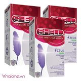  Bao cao su Shell Zeus siêu mỏng Hàn Quốc (Hộp 10 cái) 