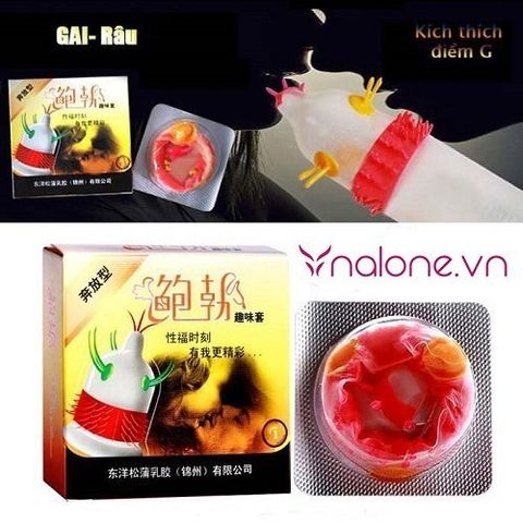 Bao cao su siêu Gai Râu tăng khoái cảm cho chị em giá rẻ