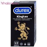  Bao cao su size nhỏ siêu mềm ôm khít Durex Kingtex Hộp 12 cái (TEX12) 