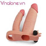  Bao đôn dên 2 nhánh có rung Lovetoy (BD22B) - Màu da hồng hào, siêu gân 