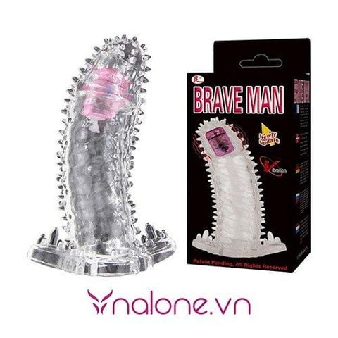 Bao đôn dên siêu gai có rung Brave Man chính hãng