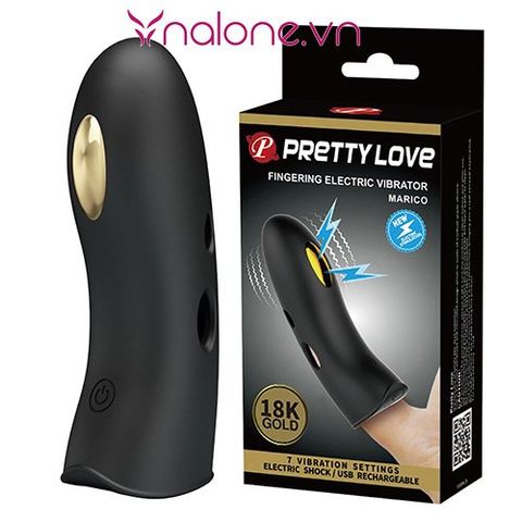 Bao ngón tay có rung xung điện Prettylove Marico chính hãng
