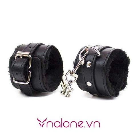Bộ còng tay bằng da cao cấp chơi BDSM