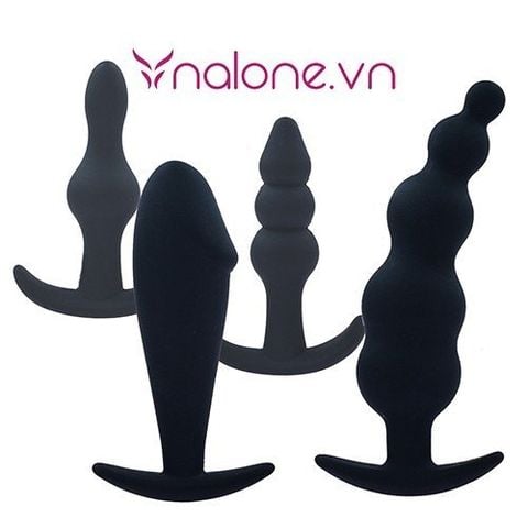 Bộ dụng cụ kích thích hậu môn 4 món cho Gay chính hãng