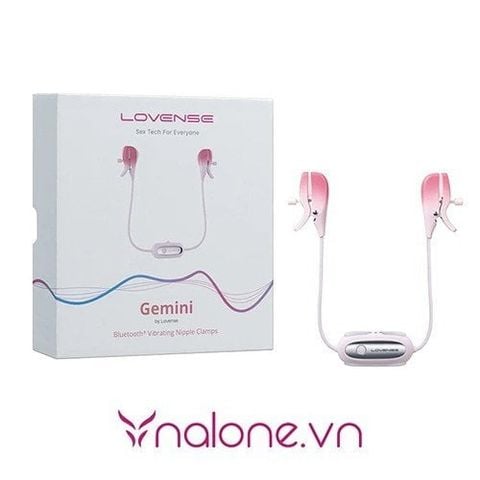 Bộ kẹp núm vú có rung Lovense Gemini chính hãng