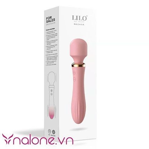 Chày rung mát xa 2 đầu có sưởi ấm Lilo chính hãng tại shop Nalone