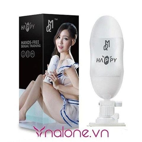 Cốc thủ dâm 2 đầu gắn tường Happy chính hãng