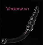  Dụng cụ kích thích hậu môn thủy tinh dạng bi chuỗi hình chữ L (HM08) 