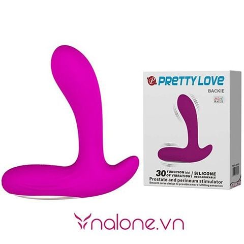 Dụng cụ massage hậu môn có rung Pretty Love Backie chính hãng