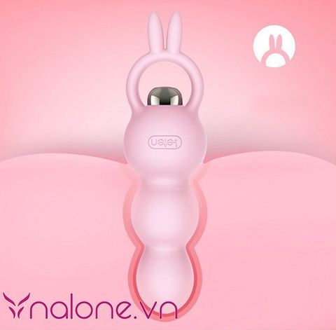 Dụng cụ mát xa hậu môn tai thỏ có rung Leten chính hãng