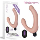  Dương vật 2 đầu có rung điều khiển từ xa Lovetoy (DV55K) 