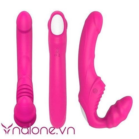 Dương vật giả 2 đầu có rung điều khiển xa Nana-RCT chính hãng