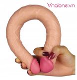  Dương vật giả 2 đầu mềm mịn dành cho Les Double Dildo Lovetoy (DC79G) 