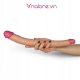  Dương vật giả 2 đầu mềm mịn dành cho Les Double Dildo Lovetoy (DC79G) 