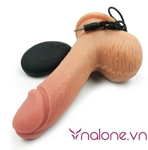 Dương vật giả 2 thớ mềm mịn có rung Nature Cock giá rẻ