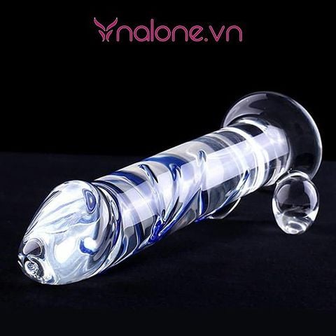 Dương vật giả bằng thủy tinh trong suốt giá rẻ