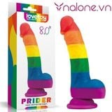  Dương vật giả silicone đa sắc Lovetoy Prider 3 size 7.5 – 8.0 – 9.0 (HM35B – HM35C – HM35D) 