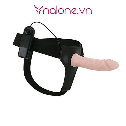 Dương vật giả dây đeo rỗng ruột có rung chính hãng