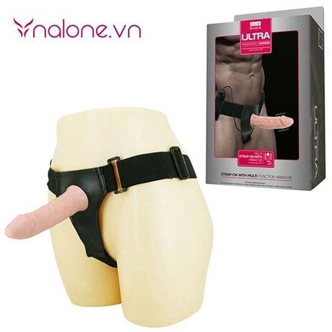 Dương vật giả dây đeo rỗng ruột có rung chính hãng