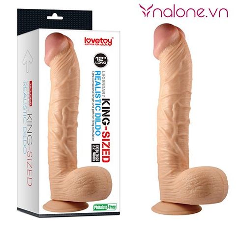Dương vật giả gắn tường siêu to King Sized Lovetoy chính hãng