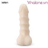  Dương vật giả silicon gân xoắn siêu mềm mịn Super Muscle Leten (DV63) 
