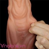  Dương vật giả silicone 2 thớ mềm mịn siêu gân Lovetoy (DV58Z) 