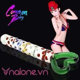  Dương vật thủy tinh tay cầm trái tim siêu kích thích (DV52F) 