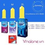  Bao cao su Durex Extra Large XL – Hộp 12 cái (XL12) 