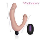  Dương vật 2 đầu có rung điều khiển từ xa Lovetoy (DV55K) 