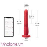  Dương vật giả rung thụt cao cấp Lovense Gravity - Điều khiển xa qua app (GR1) 