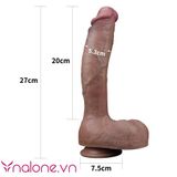  Dương vật giả silicone to dài mềm dẻo Lovetoy size 10.5 inch (DV58Y) 