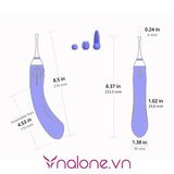  Máy mát xa 2 đầu kích thích đa điểm Lovense Hyphy (HYP1) – Điều khiển xa qua App 