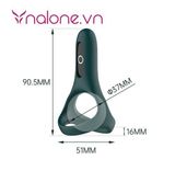  Vòng đeo dương vật có rung điều khiển từ xa thông minh Fun Town Rise (DC71V) 