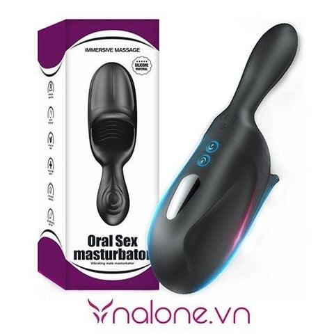 Máy massage dương vật và tinh hoàn Oral Sex Masturbator chính hãng
