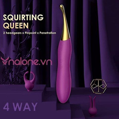 Máy rung 2 đầu kích thích đa điểm Svakom Beatrice chính hãng