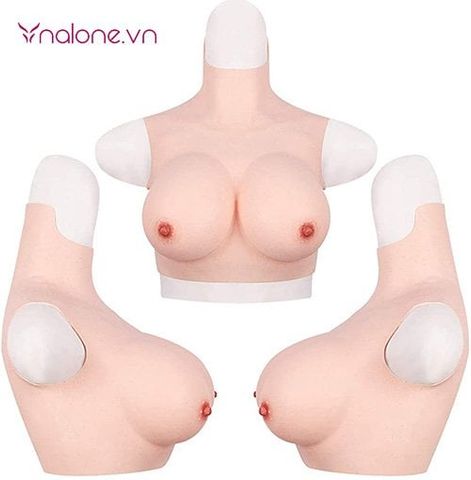 Ngực giả silicone full cổ NY19N tăng kích thước vòng 1