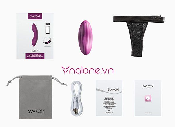  Trứng rung massage âm vật Svakom Edeny (DC90UM) - Gắn quần lót 