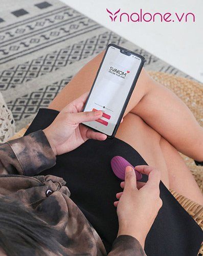  Trứng rung massage âm vật Svakom Edeny (DC90UM) - Gắn quần lót 