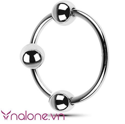 Vòng đeo dương vật 3 bi bằng kim loại giá rẻ