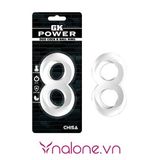  Vòng đeo dương vật chống xuất tinh sớm hình số 8 GK Power (DC60Q) 