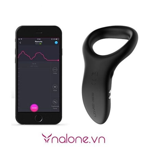 Vòng đeo dương vật có rung Lovense Diamo điều khiển từ xa qua app