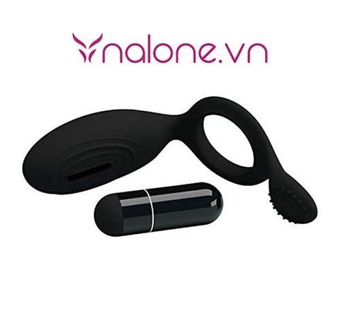 Vòng đeo dương vật có rung Prettylove Ethel chính hãng