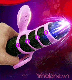 Vòng rung dương vật có quai tròng bìu Leten Thunder giá rẻ