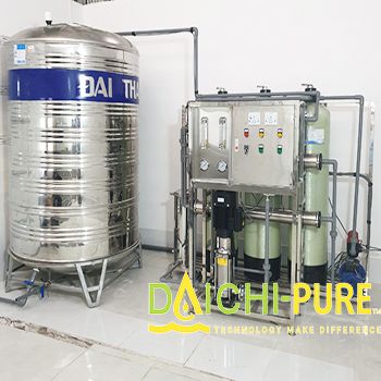  Dây chuyền lọc nước đóng bình đóng chai 500l 