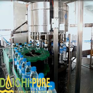  Hệ thống chiết rót chai tự động 